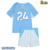 Manchester City Josko Gvardiol #24 Hjemmedraktsett Barn 2026-27 Kortermet (+ Korte bukser)